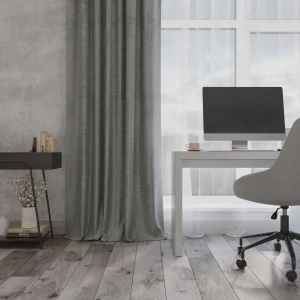 Штора на ленте Adelina 200x280 см цвет серый