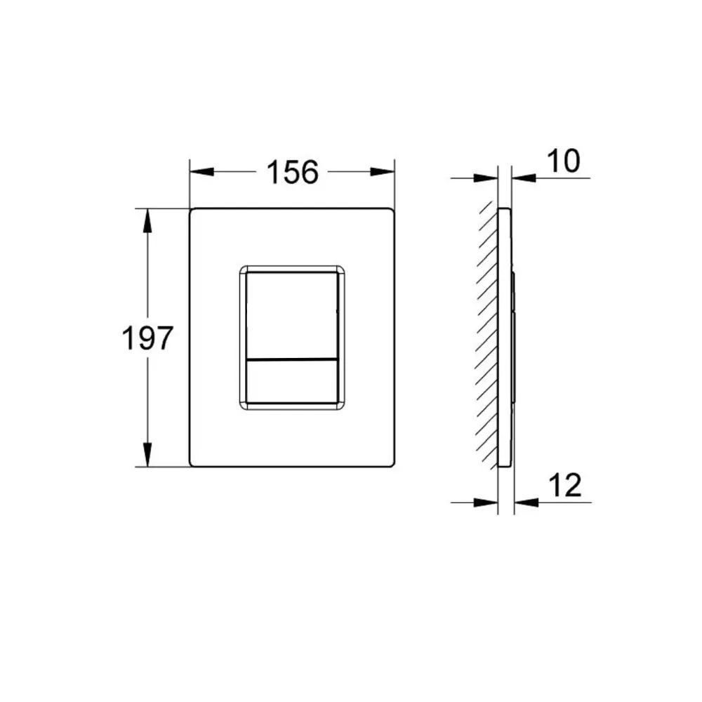 Комплект инсталляции Aquatek Pneumo N 49 с безободковым унитазом AM.PM Flash клавиша Aquatek Pnn-0000005 чёрная Pneumo N49 STLM-2011554 - Вид №8