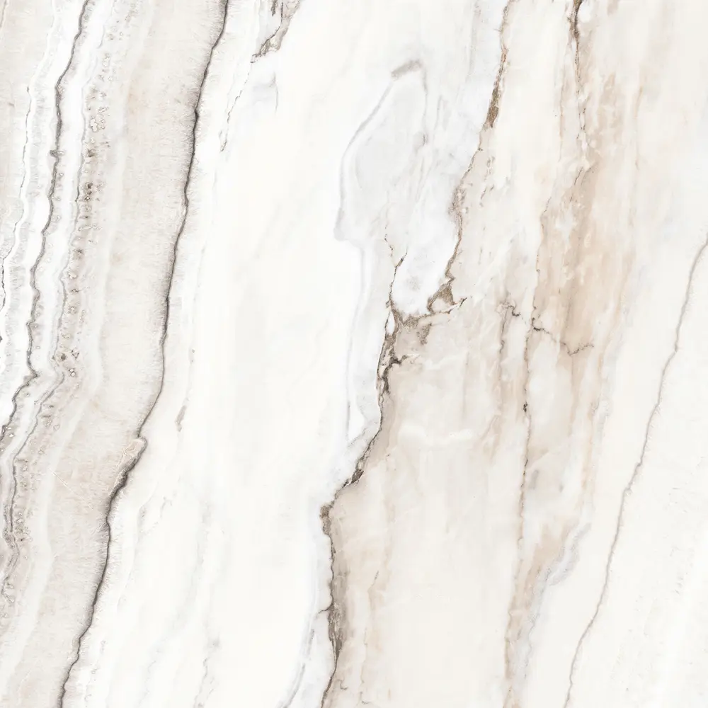Глазурованный керамогранит Marble Napoli Lapp 60x60 см 1.44 м² лаппатированный цвет бежевый Santreyd STLM-2138653 - Вид №1