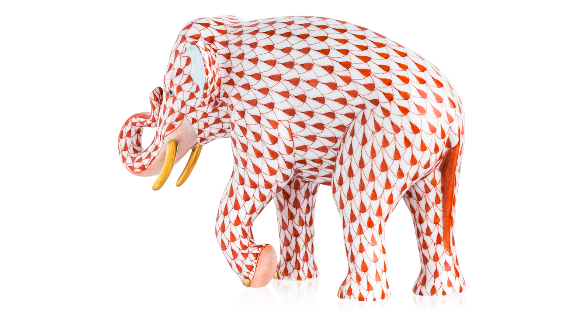 10647907 Herend Фигурка Herend "Азиатский слон" 10,5см Фарфор  - Вид №3