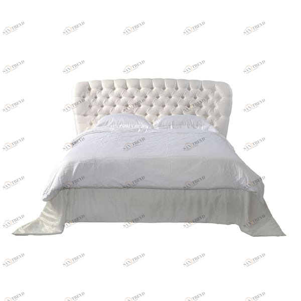 Кровать белая большая 200х200 Bellucci UNICO ДИЗАЙНЕРСКИЕ 248941 Белый 