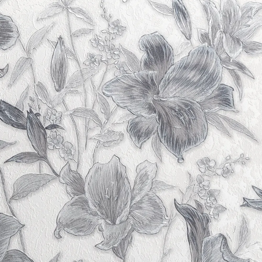 Обои флизелиновые Junona чёрно-белые 1.06 м PP71590-14 Santreyd STLM-2063219 - Вид №1