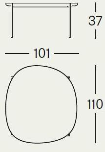 Zanotta Журнальный столик из мрамора sun-id-1409829 - Вид №2
