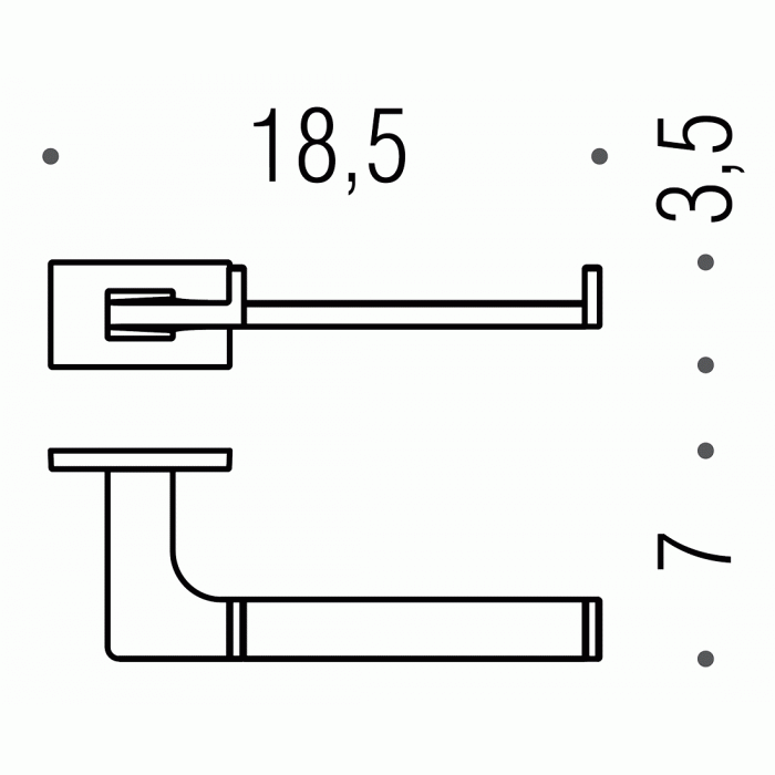 B1608 Держатель туалетной бумаги COLOMBO LOOK Colombo Design - Вид №2