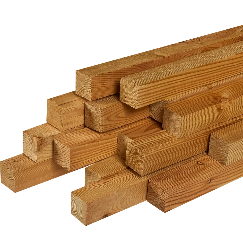 Брусок строганый 45x45x3000 мм лиственница ФГИС ЛК 82010672 STLM-2090477 Santreyd  - Вид №1