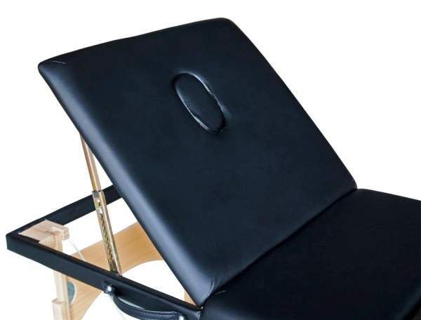TS3021_B1 Черный массажный стол NIRVANA RELAX PRO DFC  - Вид №1