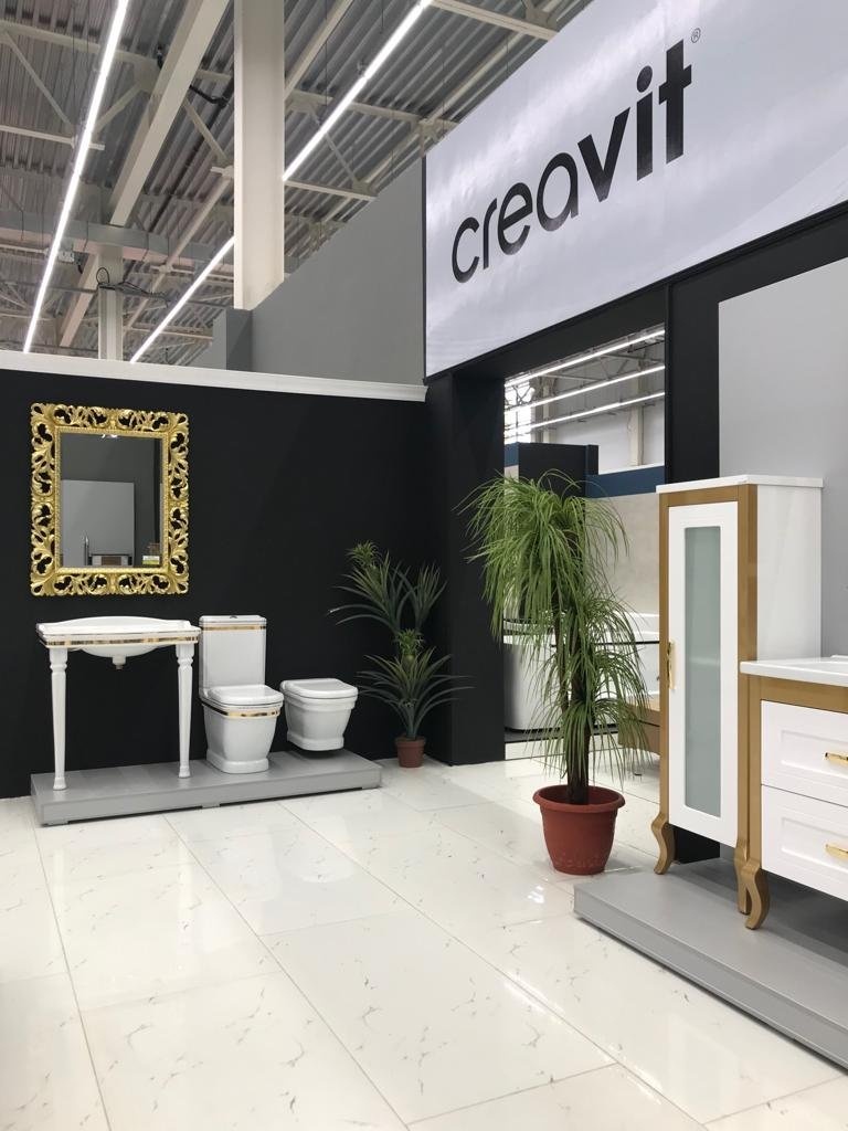 KC0303.01.03.00E Крышка дуропласт с микролифтом ANTIK ЗОЛОТО Creavit Antik  - Вид №1