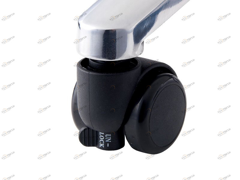 Колесико для кресла прорезиненое с автоматическим стопором MEALUX  261262 Черный Santreyd 