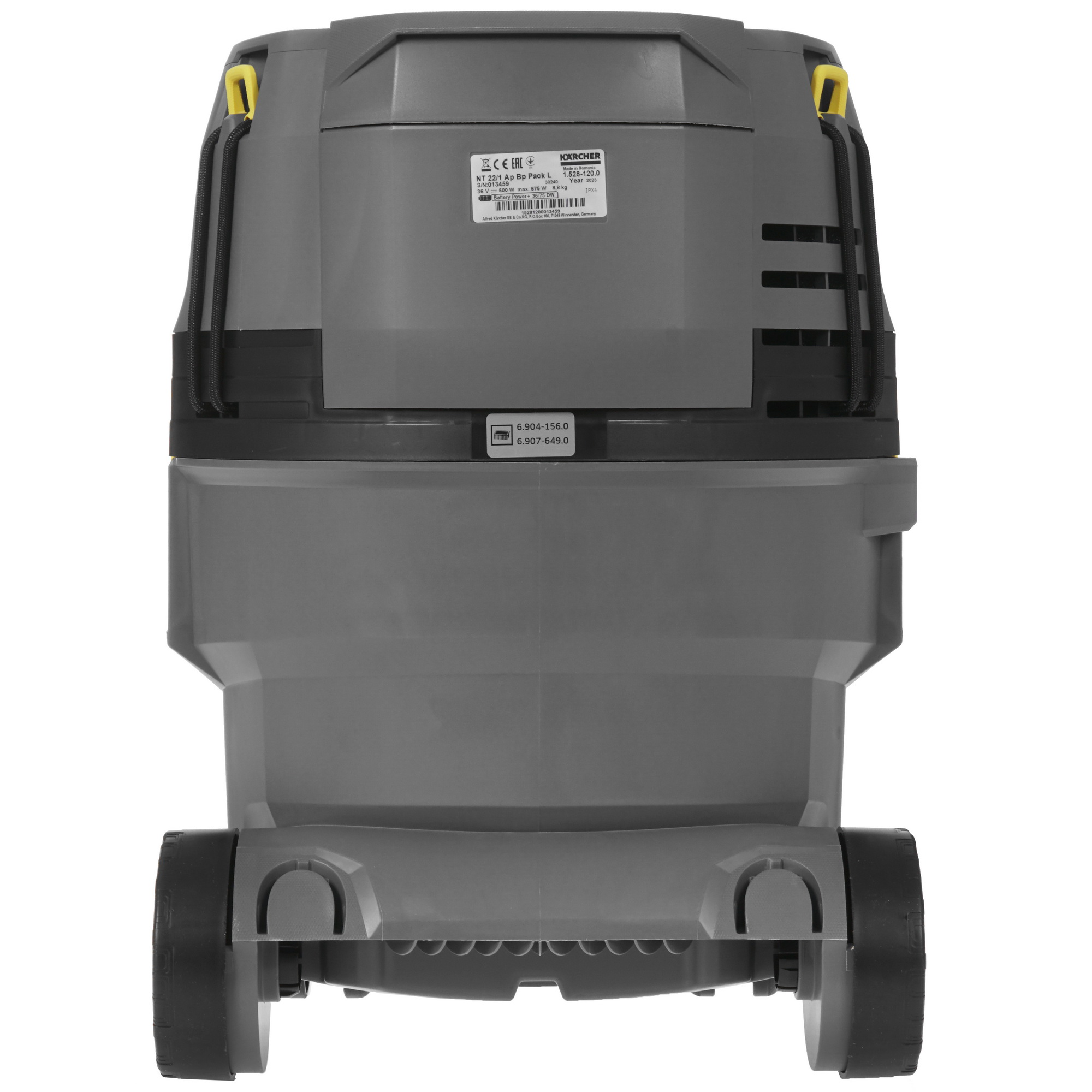 Строительный пылесос аккумуляторный Karcher NT 22/1 Ap Bp Pack Battery Power 36V 9970283 STDN-0020296 - Вид №6