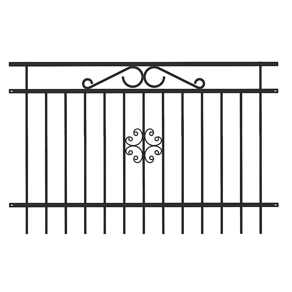 Секция заборная «Версаль» 2x1.25 м Santreyd STLM-2085633