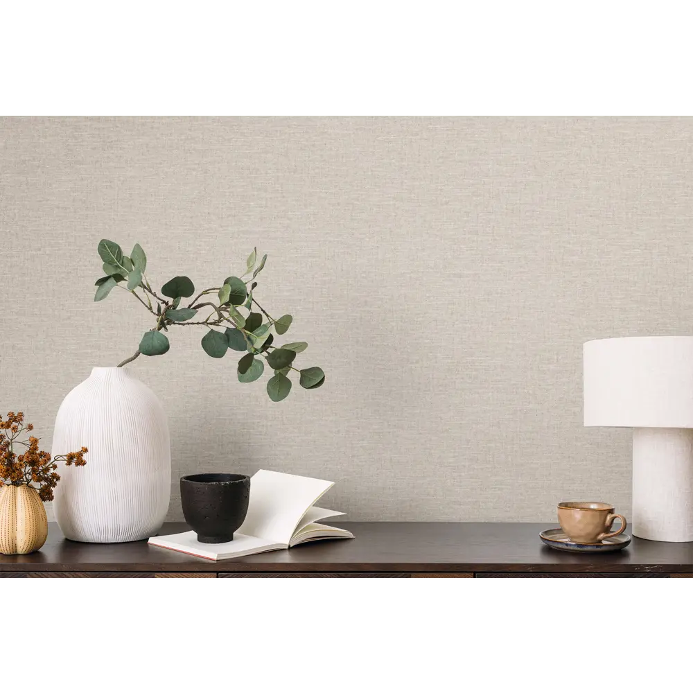 Флизелиновые обои Ateliero Café бежевые 1.06 м - уют и практичность 89432696 STLM-1577475 - Вид №3