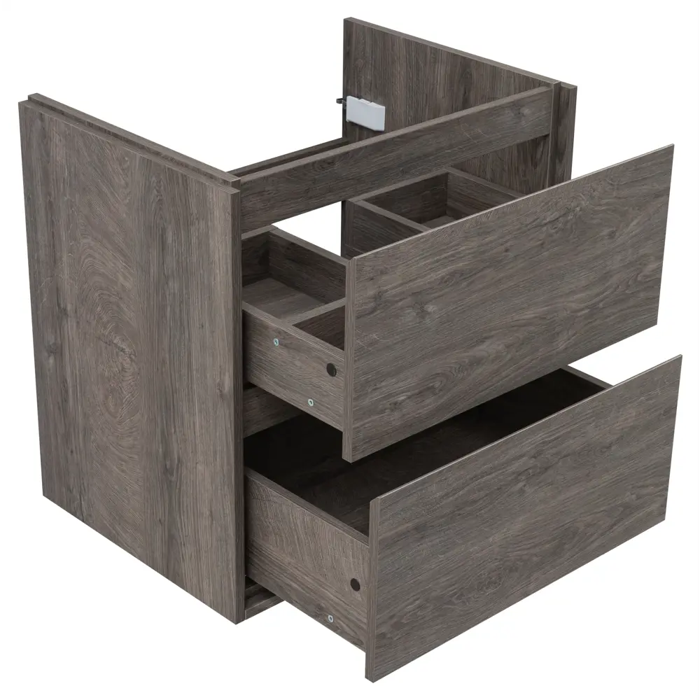 Тумба под раковину KONSENSA Мокка 2.0 подвесная 65 см цвет серый дуб STLM-2120893 - Вид №16