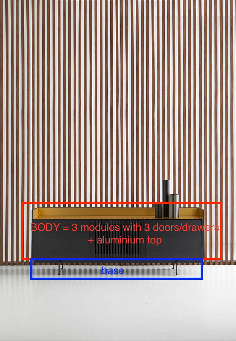 008659 Сервант STH301/STH401 Punt Mobles Stockholm Santreyd - Вид №6