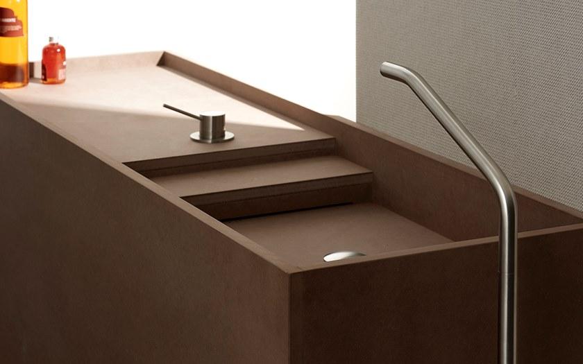 MINA Смеситель для умывальника напольный на 2 отверстия Corsivo 11321t-11090 - Вид №1