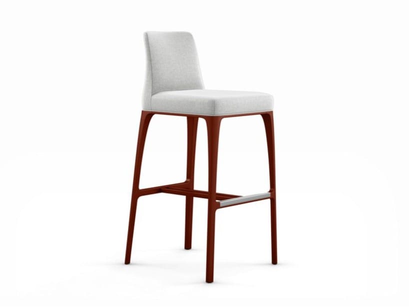 Высокий тканевый стул со спинкой ROCHE BOBOIS Aida ARCH-00084039