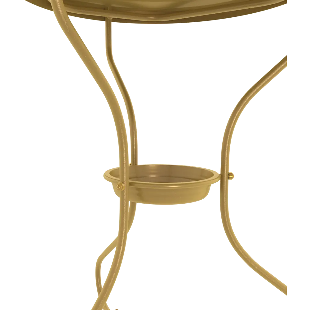 Столик кофейный Sheffilton 52x47 см цвет золото STLM-2204910 - Вид №2