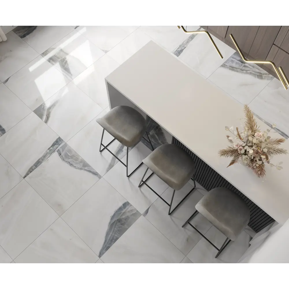 Керамогранит Onyх Sky 60x60 см 1.44 м² цвет белый Santreyd Onyx Sky STLM-2012145 - Вид №4