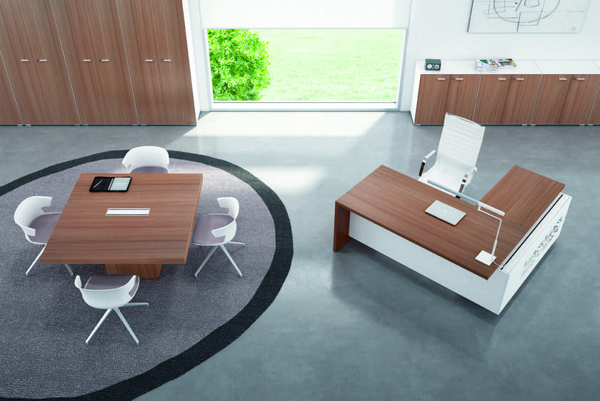 Quadrifoglio Рабочий стол со встроенной полкой T45 sun-id-1509343 - Вид №5