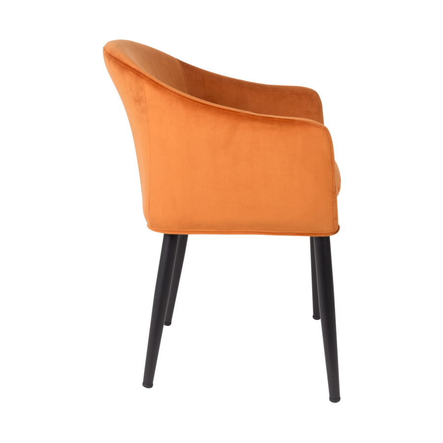 Кресло Catelyn оранжевое White Label Living 1200160 - Вид №7