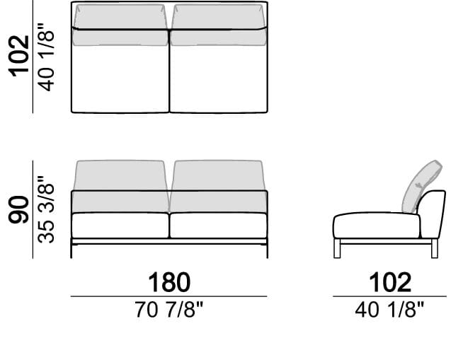 Модульный диван Arketipo That's life ARCH-00014909 - Вид №19