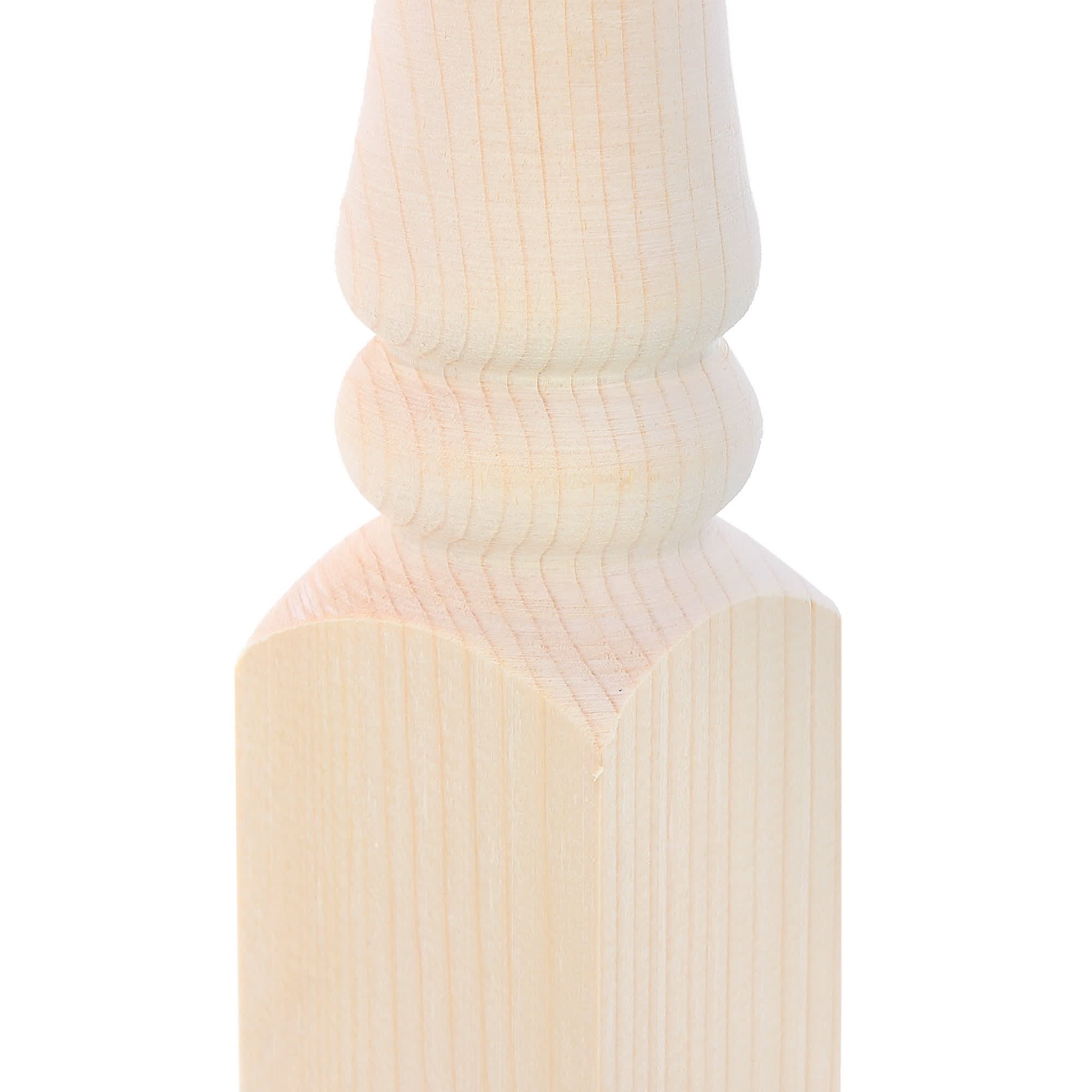 81967439 Балясина «Яблоко», 60х60х900 мм, хвоя сорт AB Santreyd  - Вид №2