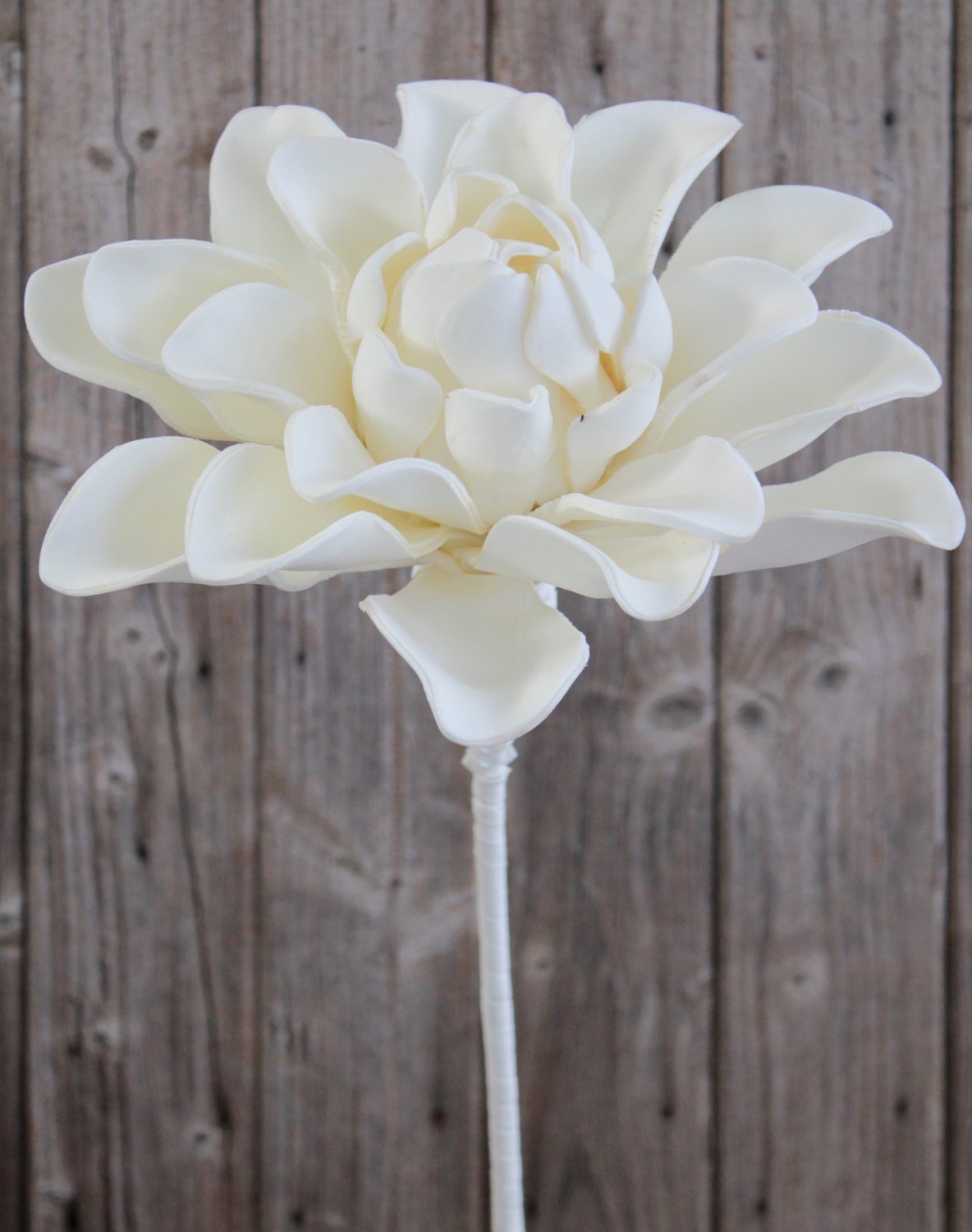 7921 777 a3 Искусственный мягкий цветок 'Blossom', 95 см, белый H-andreas  - Вид №3