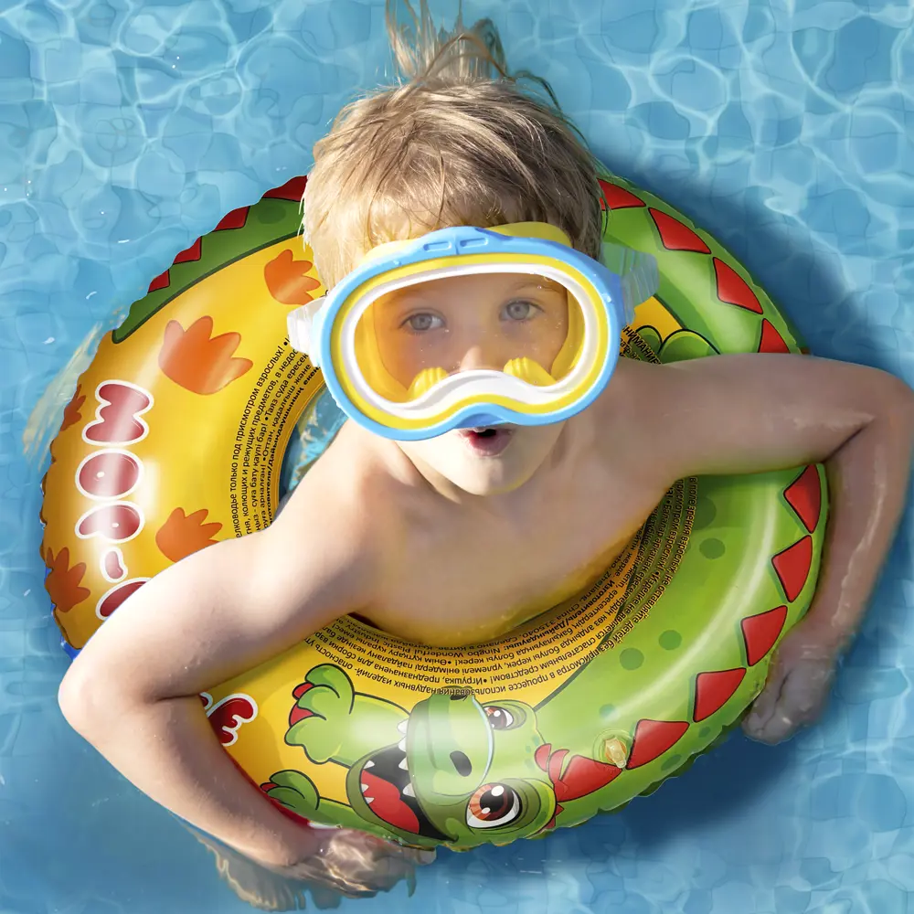 Надувной плавательный круг Динозавр ПВХ 50 см Santreyd STLM-2139141 - Вид №1