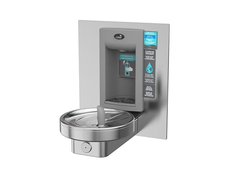 Бесконтактный диспенсер для воды с питьевым фонтаном OASIS International Aqua Pointe ARCH-00116919 - Вид №1