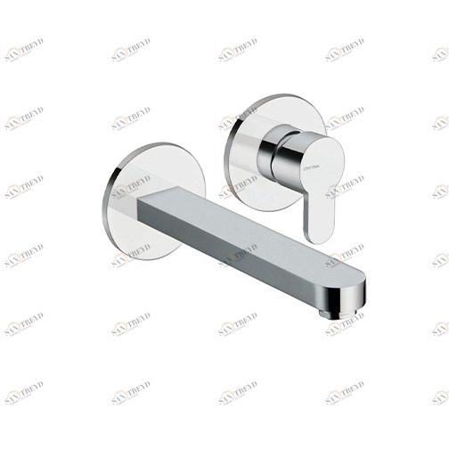 CRIRN257 Смеситель для раковины настенный REGULAR внешние части для CRICS200 (правая сторона) - CRICS201 (левая сторона) со сливом Up & Down 1 "1/4 Cristina Rubinetterie 