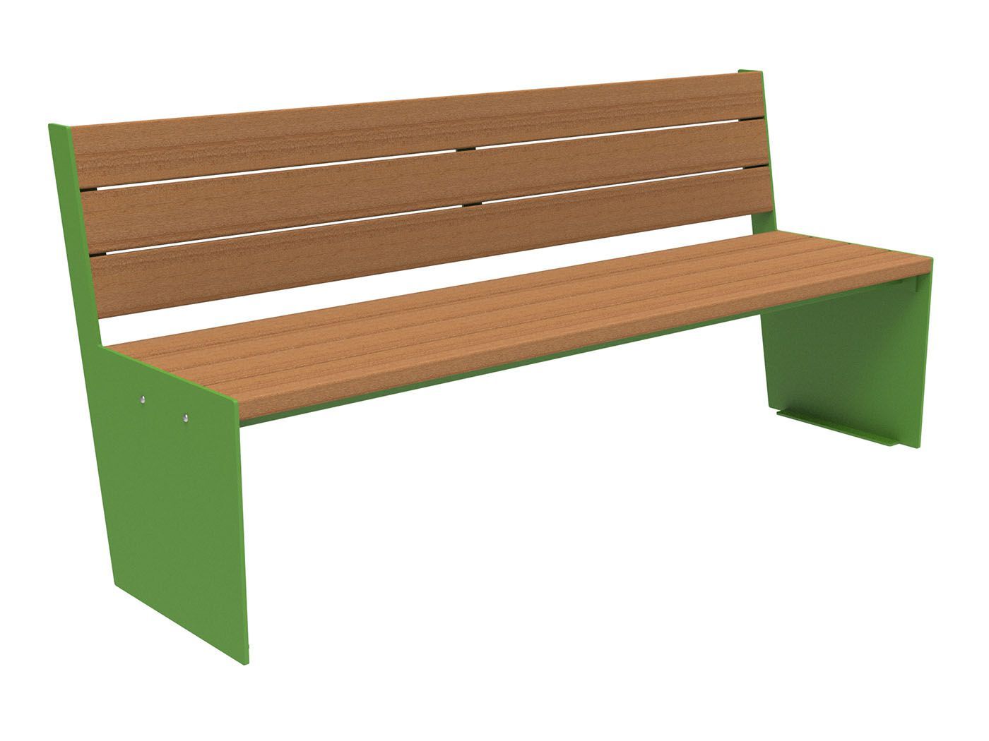 Скамья из окуме со спинкой Lazzari TAUT WOOD ARCH-00118857 - Вид №11