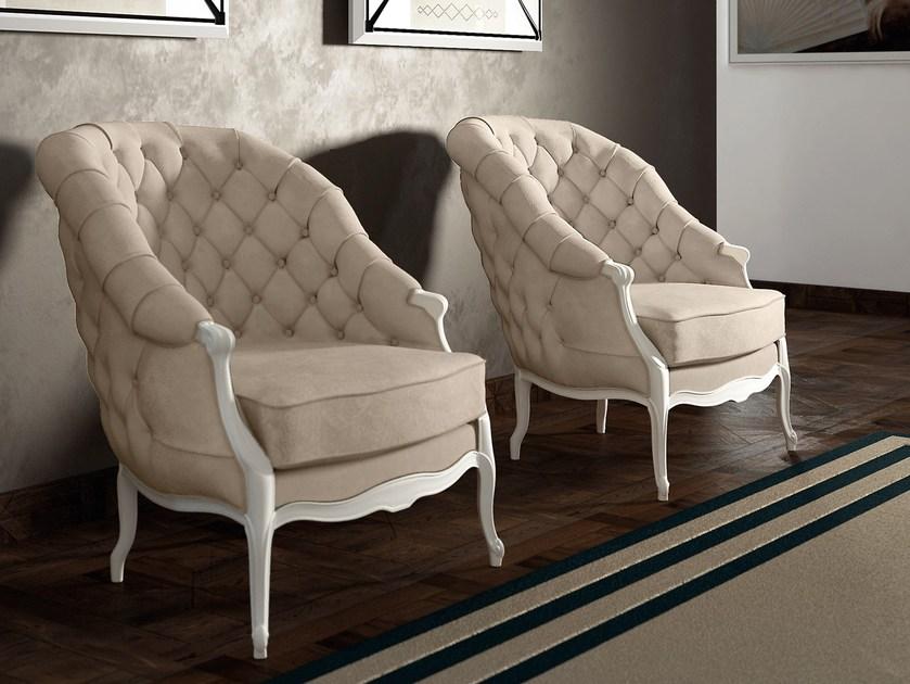 Vismara Design Стеганое кожаное кресло с подлокотниками Classic sun-id-1510342 - Вид №2