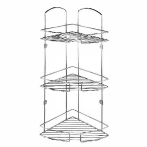 111WC30M44 Полка тре*ъярусная угловая проволока стальная 11 Milardo Shelf