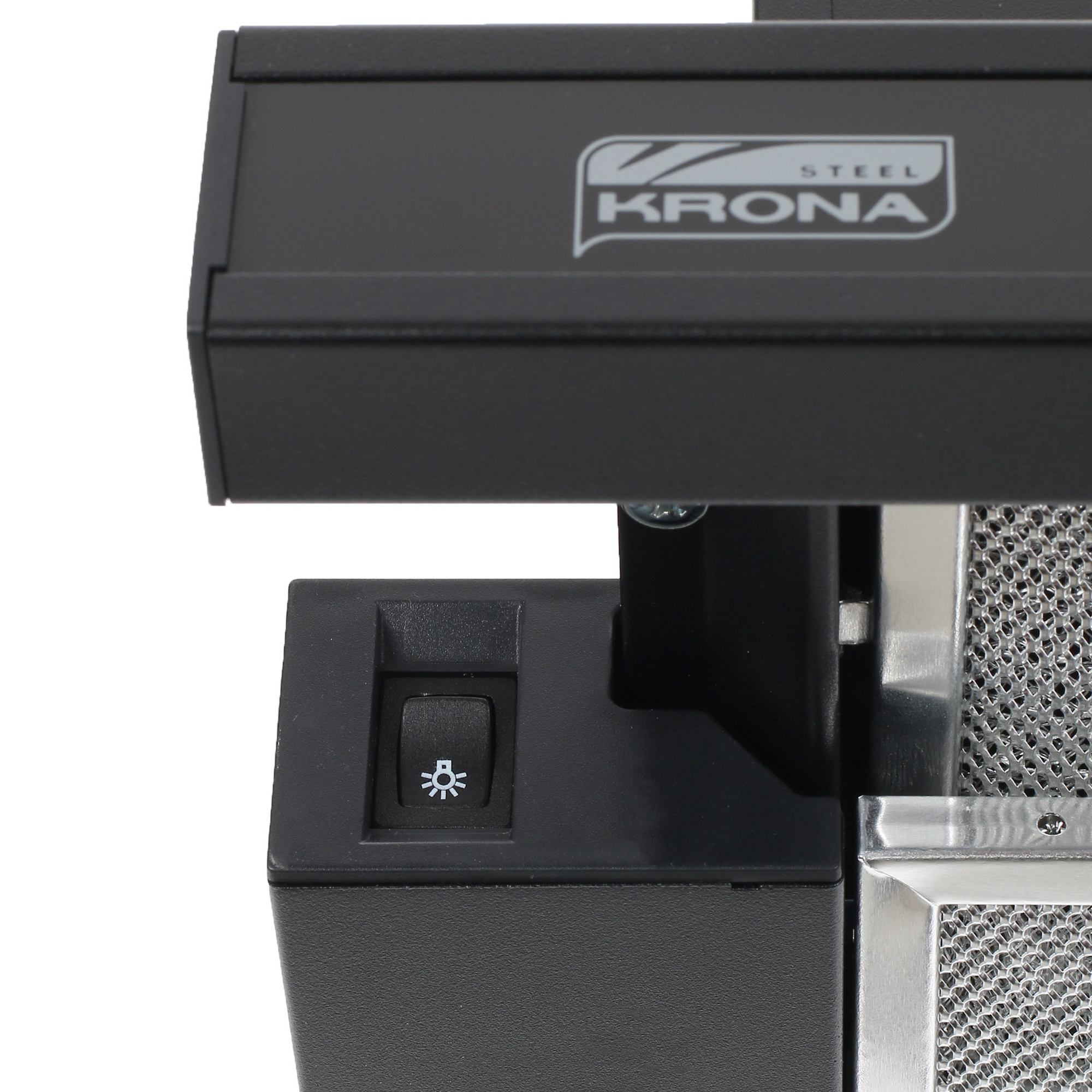 1607103 Вытяжка телескопическая KRONA KAMILLA 600 Glass черный/черный STDN-0145655 - Вид №7