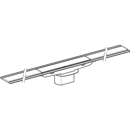154.459.00.1 Дренажный канал Geberit CleanLine60, для тонких настилов Geberit  - Вид №1