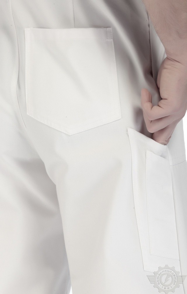 65517 Костюм "Эксперт-2" белый  Летняя спецодежда  размер 56-58/182-188  - Вид №15