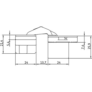 Петля Anselmi 170 3D 44 Santreyd LK01-780 - Вид №2