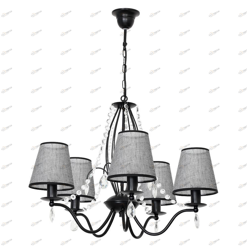 Подвесная люстра Luminex Simone 7556 LUMINEX ДИЗАЙНЕРСКИЕ, SIMONE 186433 Серый 