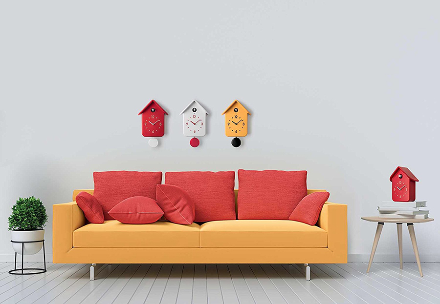 16860211 Часы с кукушкой qq, белые Guzzini  - Вид №1