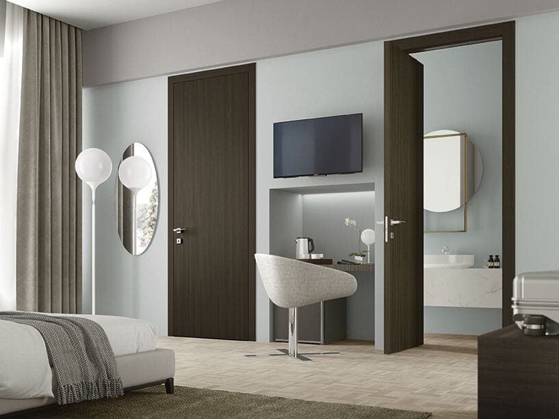 Деревянная огнестойкая роторная дверь Venus Design отель ARCH-00090385