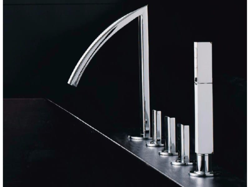 Набор для ванны с 5 отверстиями и ручным душем Zazzeri ARCH-00059183 - Вид №1