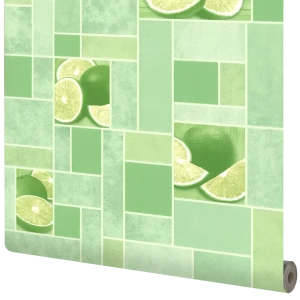 Обои виниловые Аспект Ру Цитрус зеленые 0.53 м 10103-77