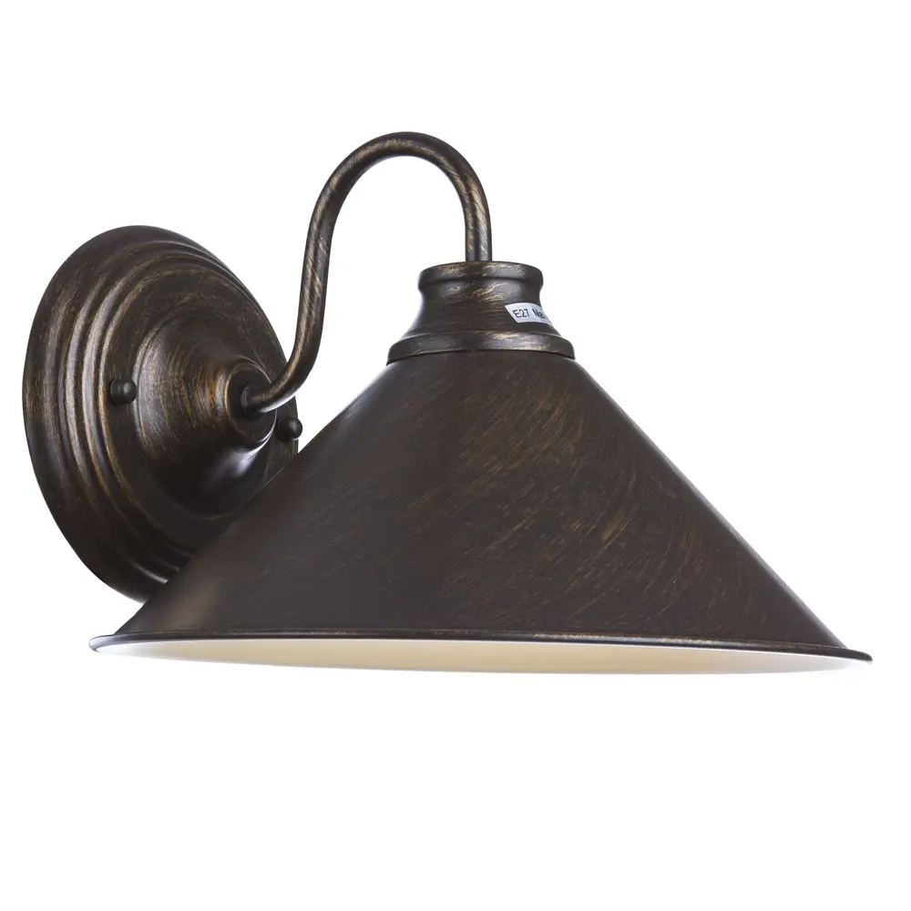 Бра Cone 1xE27x60 Вт, металл, цвет коричневый Arte Lamp STLM-2207672 - Вид №1