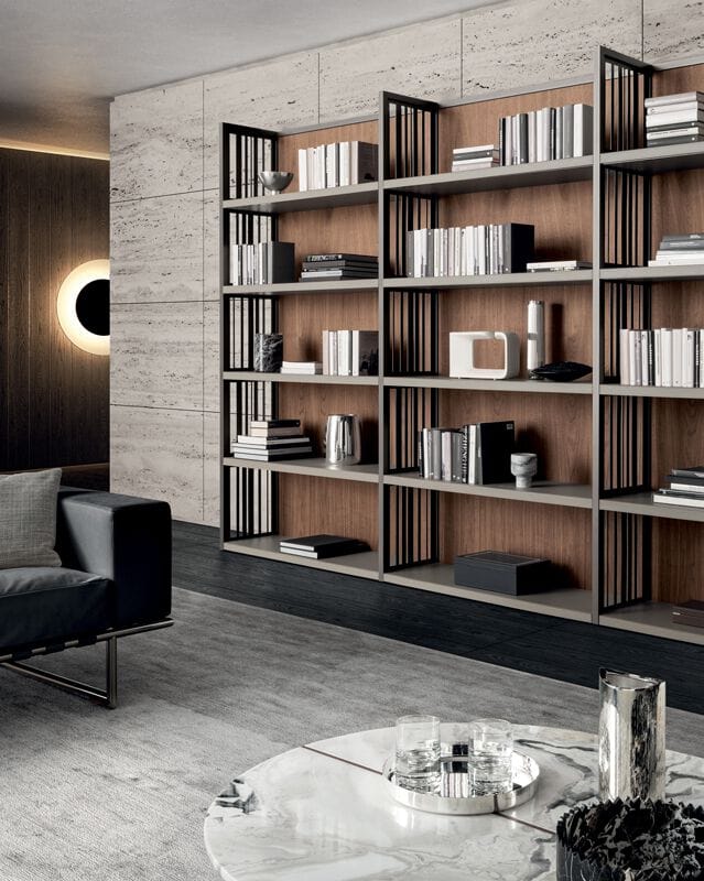 Деревянный отдельно стоящий книжный шкаф i 4 Mariani GRID ARCH-00037233 - Вид №3