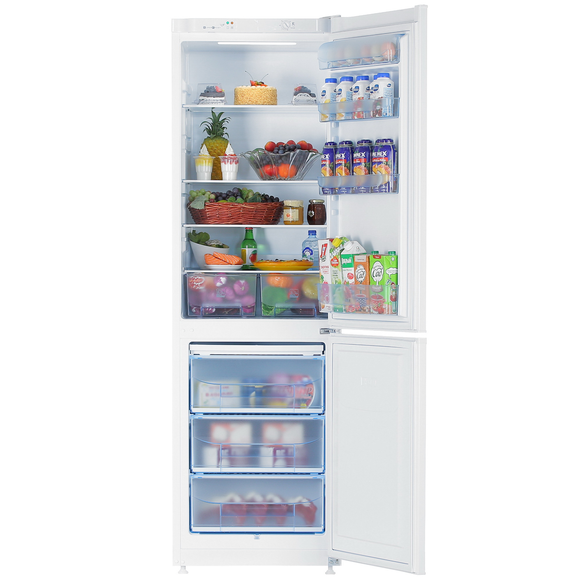 1011926 Холодильник с морозильником   Pozis RK-149 белый STDN-0144837 - Вид №4