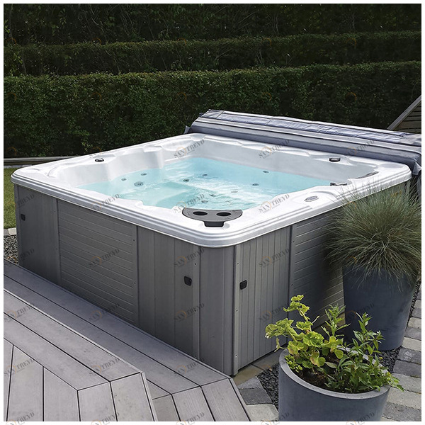 Минибассейн Gruppo Treesse Naxos PNAX01BP с гидромассажем хромотерапией прямоугольный