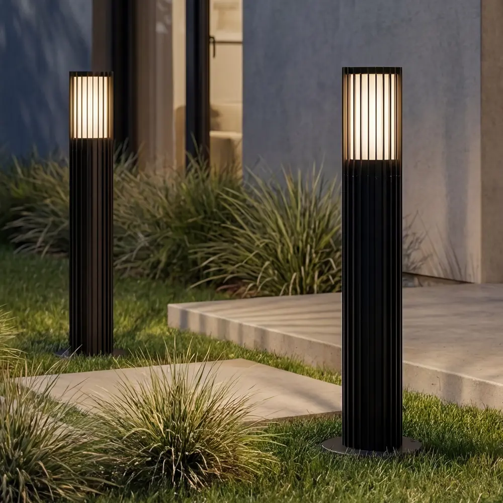 Фонарный столб без источника света Kreaforta Bacoor 50 см цвет черный STLM-2087683