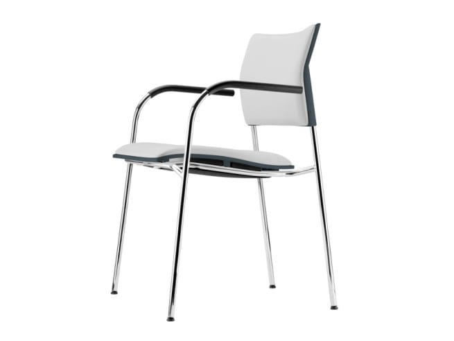Мягкий штабелируемый стул с подлокотниками THONET S 360 ARCH-00119560