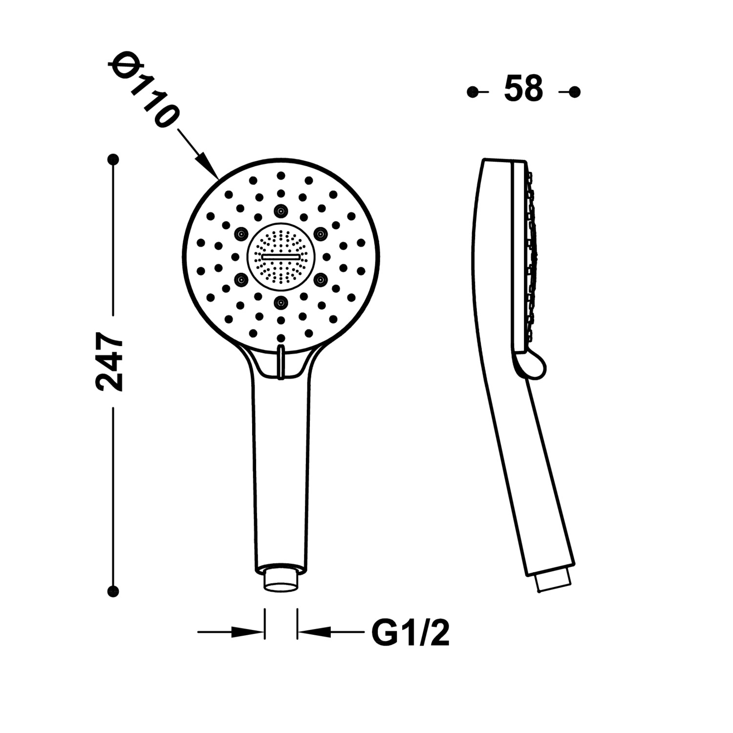 Ручная очистка душа Autoclean-29963115 TRES Showers - Вид №1