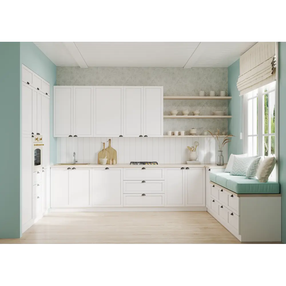 Дверь для ящика под духовку Delinia ID «Ньюпорт» 60x16.5 см, МДФ, цвет белый STLM-2154995 - Вид №3