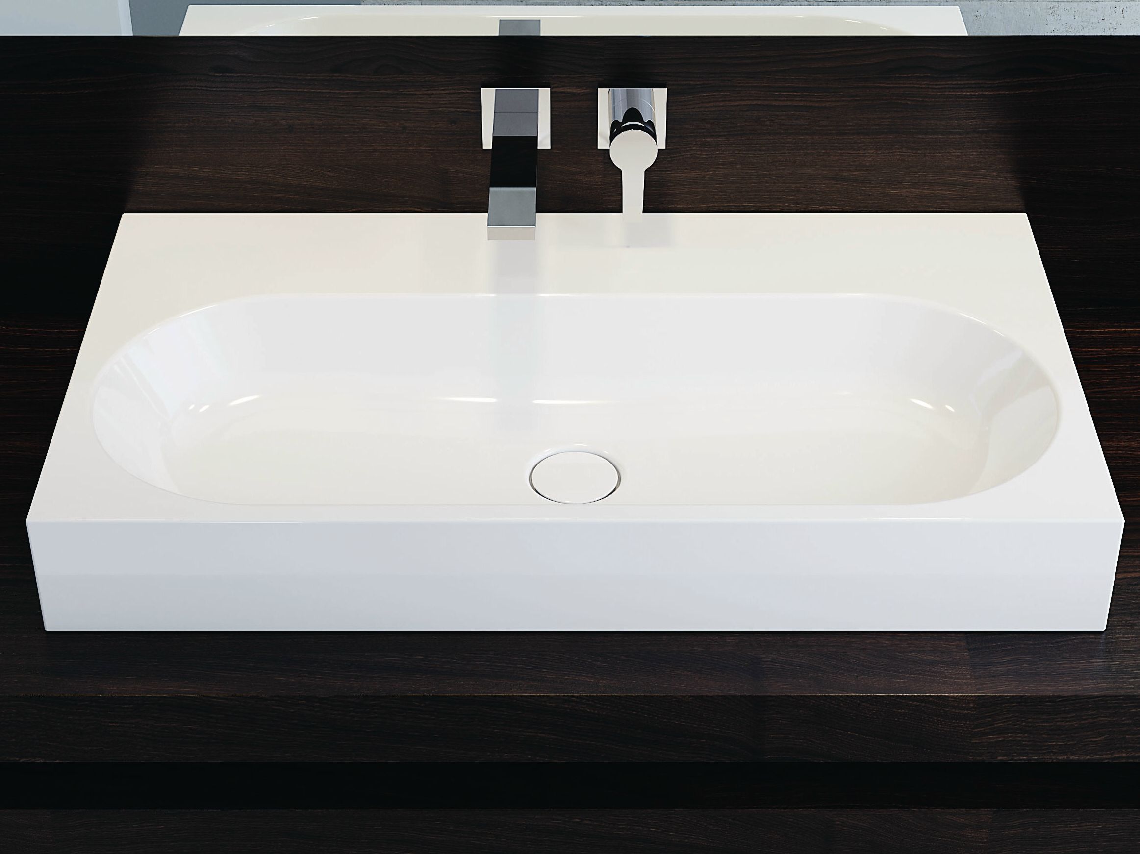 Прямоугольная столешница из эмалированной стали KALDEWEI центр ARCH-00039334